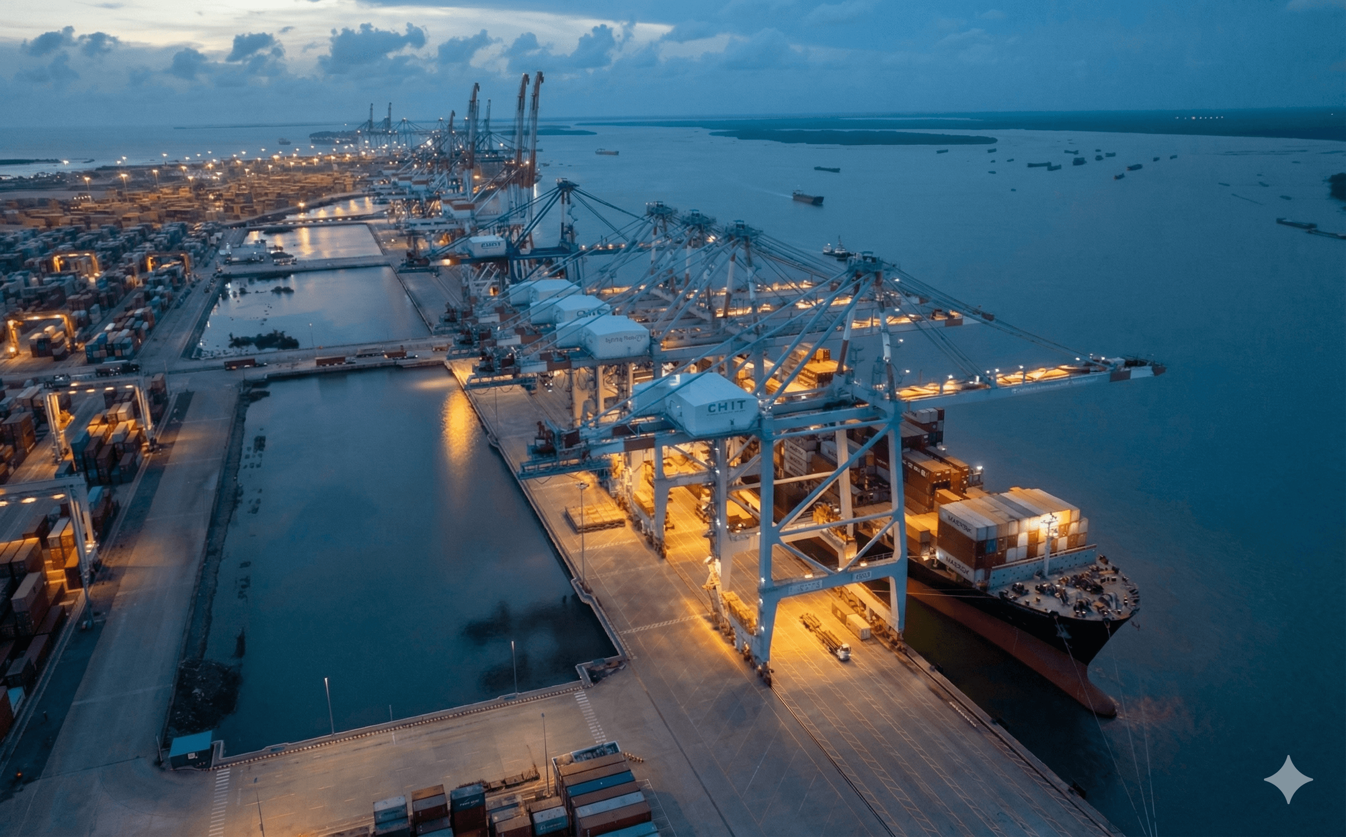 Shipping containers ready for export