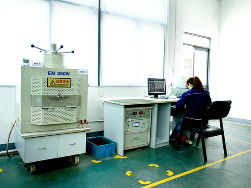 Magnetic performance testing laboratory at Mainrich Magnets
