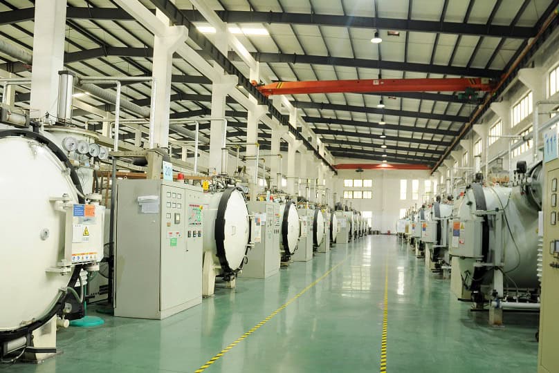 Vacuum sintering furnace workshop at Mainrich Magnets