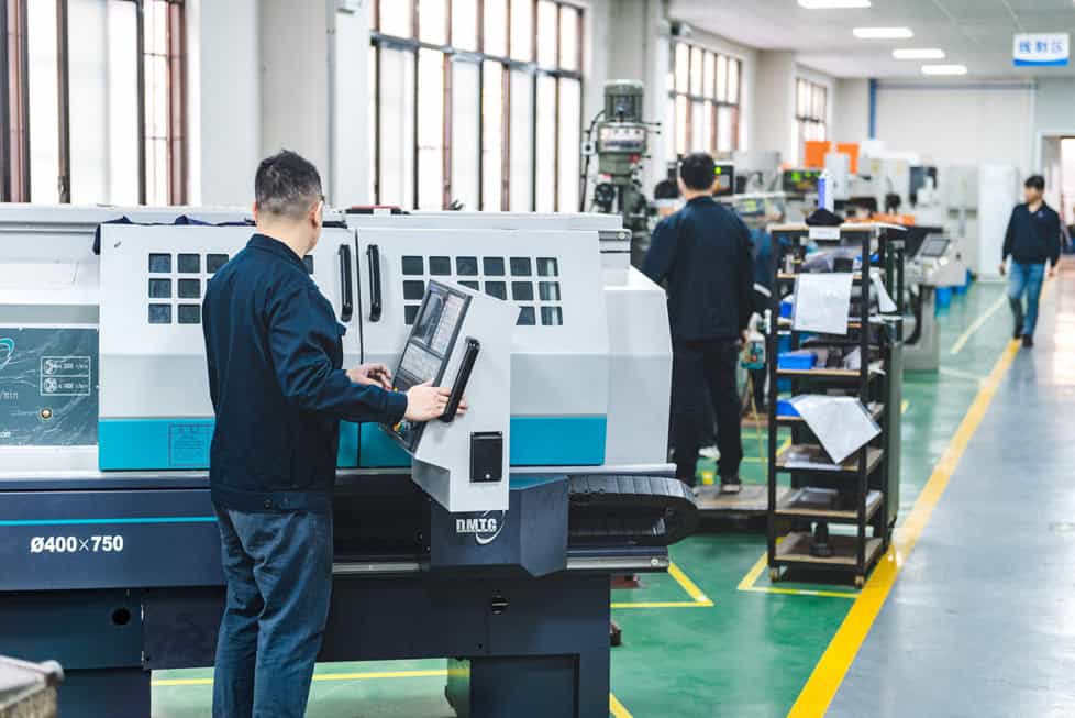 factory production line for magnets