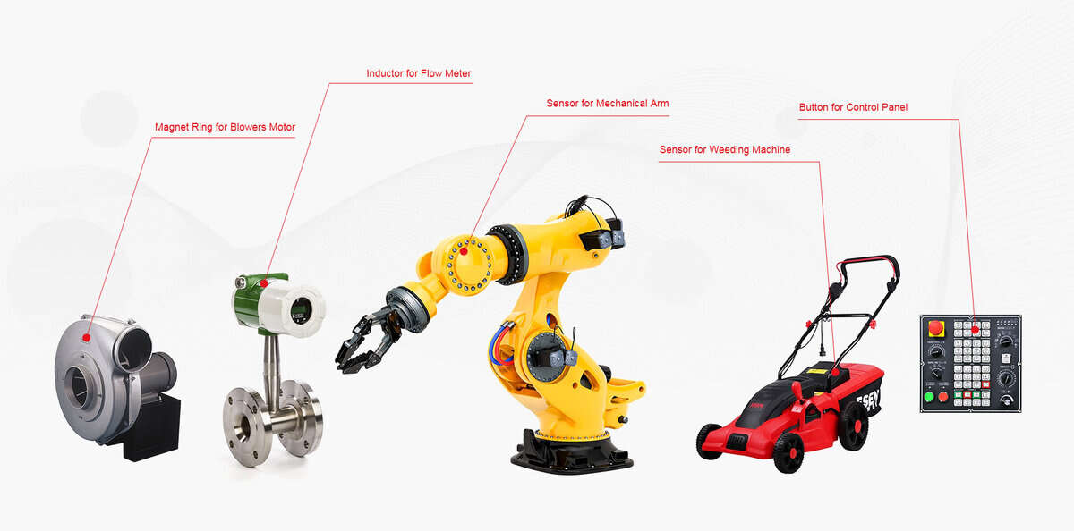 robot magnetic sensor application