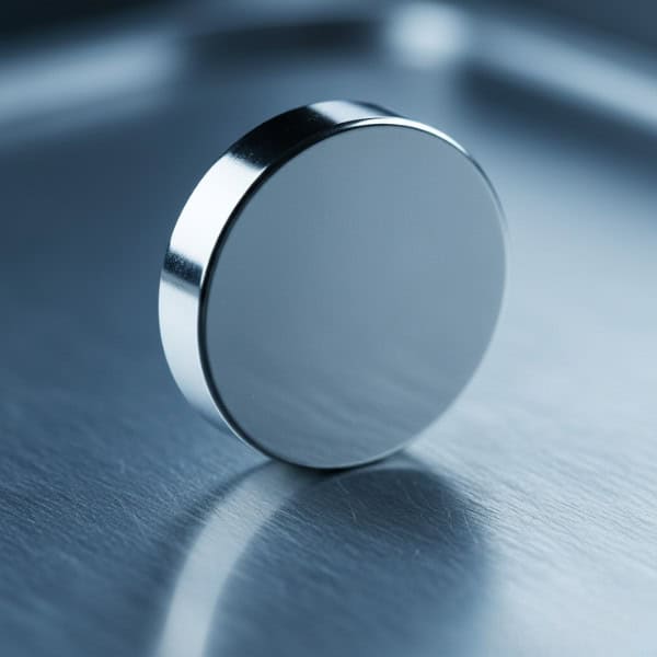 Close-up of high-grade NdFeB magnet