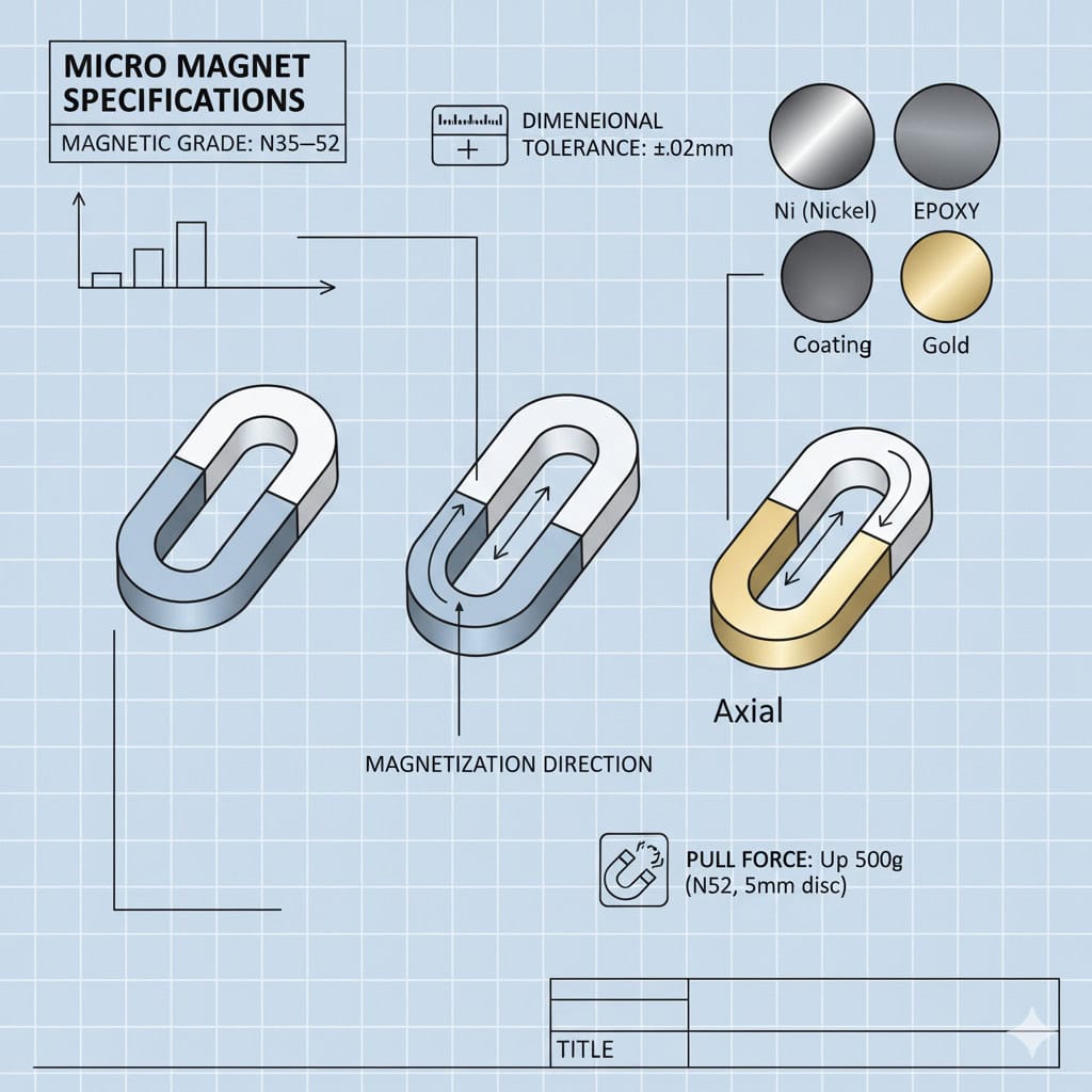 Tiny magnet specifications
