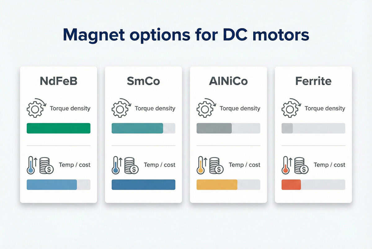 Types of Motor Magnets