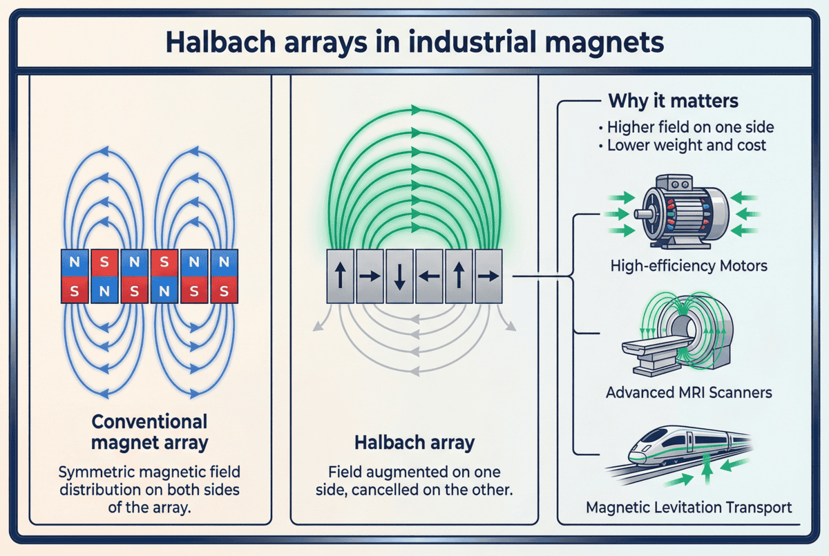 Halbach array application